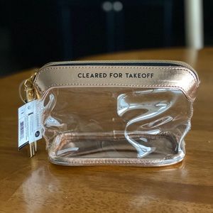 “Cleared for Takeoff” Clear Travel Pouch